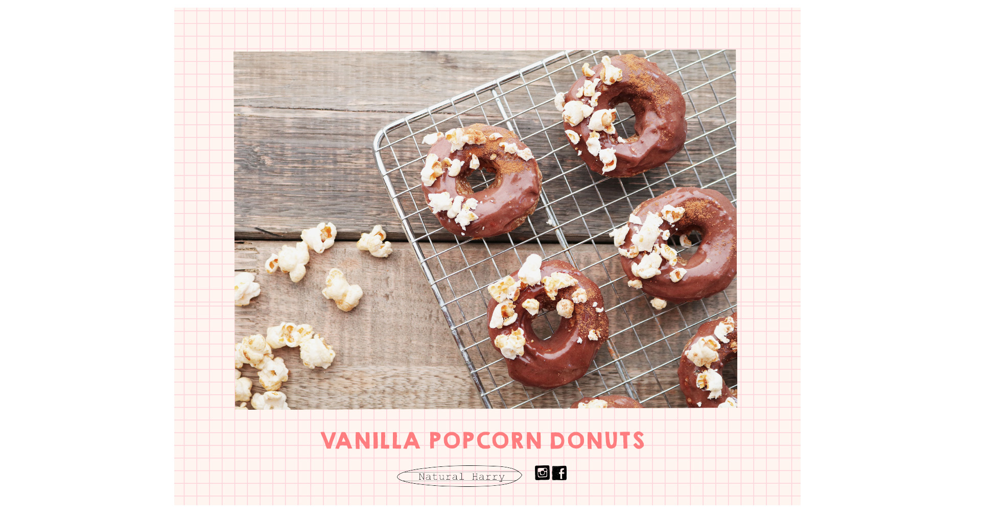 Vanilla Popcorn Donuts